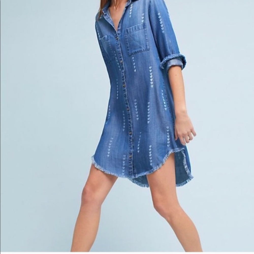 Anthropologie Cloth & Stone Denim Dress